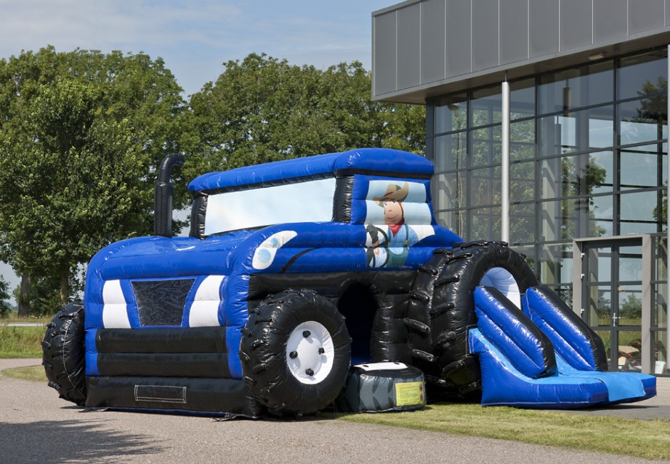Maxi Multifun Traktor Blå